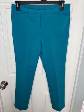 EUC Worthington Teal Straight-Leg Women's Pants